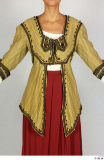  Photos Woman in Historical Dress 88 18th century historical clothing red yellow and dress upper body 0001.jpg